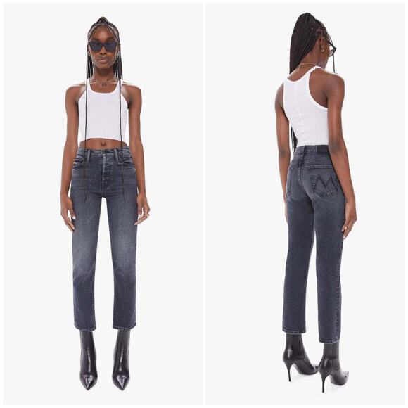 Mother Superior The Tomcat Ankle Jean On the Fly Washed Black - Picture 1 of 12